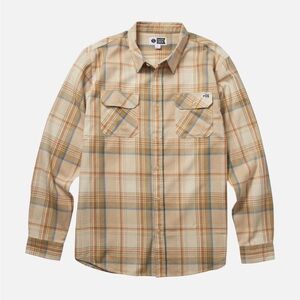 Salty Crew Daybreak men’s long sleeve flannel large